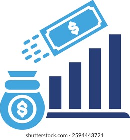 Profitability Icon Element for Design