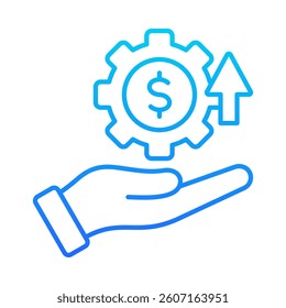 Profitability Icon Element for Design