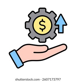 Profitability Icon Element for Design