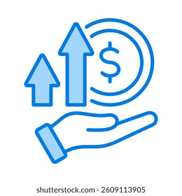Profitability Icon Element for Design