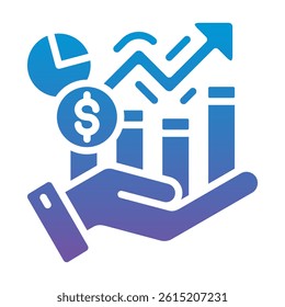 Profitability Icon Element For Design