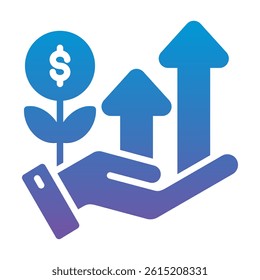 Profitability Icon Element For Design