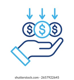 Profitability-Symbolelement für Design