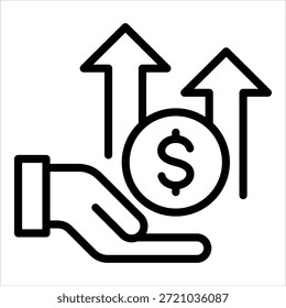Elemento De Ícone De Lucratividade Para Design