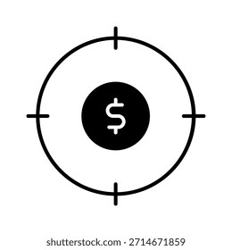 Vector rentable del icono del negocio. Signo de la ilustración del negocio. Símbolo o logotipo del equipo de negocios.