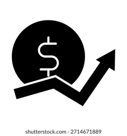 Vector rentable del icono del negocio. Signo de la ilustración del negocio. Símbolo o logotipo del equipo de negocios.