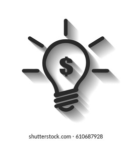 profitable idea money vector illustration