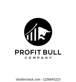 Profit/Business/Bull Logo Design Inspiration