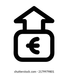 Profits flat icon,Logo,App,Suitable for web design,Logo illustration vector,money