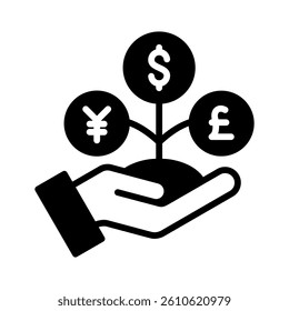Profits Icon Element for Design