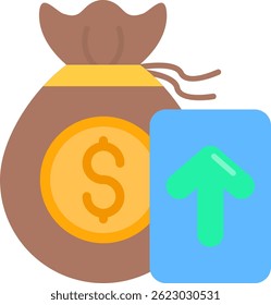 Profits Line vector Icon Design