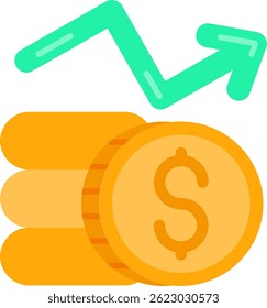 Profits Line vector Icon Design