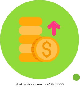 Profits Line vector Icon Design