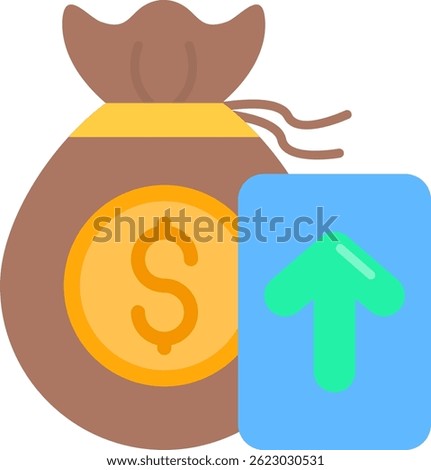 Profits Line vector Icon Design