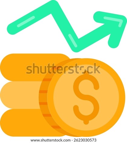 Profits Line vector Icon Design