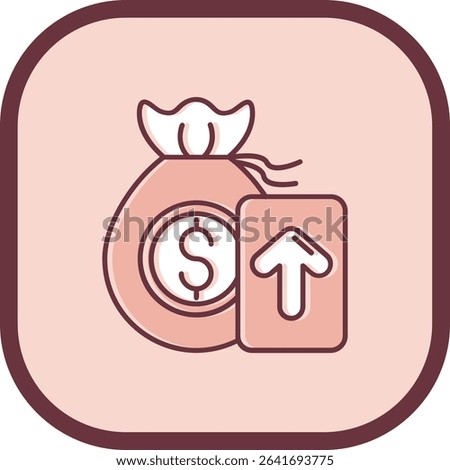 Profits Line vector Icon Design