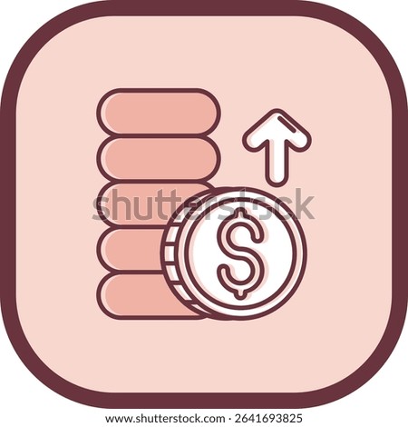 Profits Line vector Icon Design