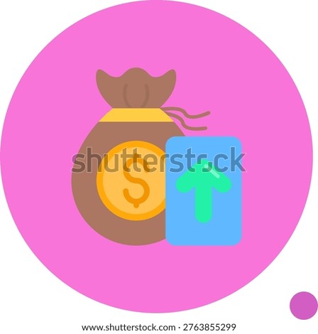 Profits Line vector Icon Design