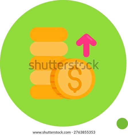 Profits Line vector Icon Design
