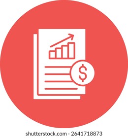 Profits vector icon. Can be used for printing, mobile and web applications.