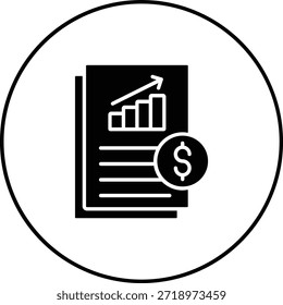 Ícone do vetor de lucros. Pode ser usado para impressão, aplicativos móveis e da Web.