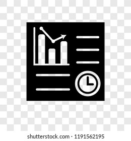 Profits vector icon isolated on transparent background, Profits transparency logo concept