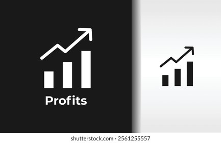 Profits Vector, Icon Or Logo Sign Isolated Symbol Illustration