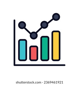 Progess icon isolate white background stock illustration.