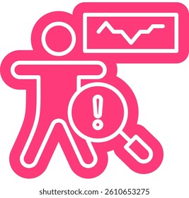 Prognosis symbol icon, health care