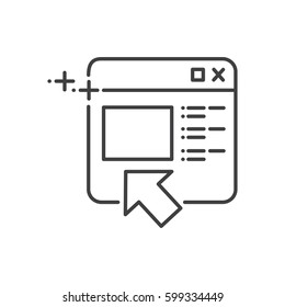 program Advertisement, marketing icons