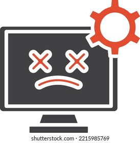 Programing error Vector icon which is suitable for commercial work and easily modify or edit it
