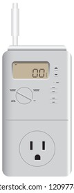 Programmable thermostat output with heating and cooling