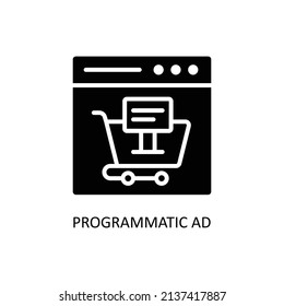 Programmatic Ad Vector Solid icons for your digital or print projects.