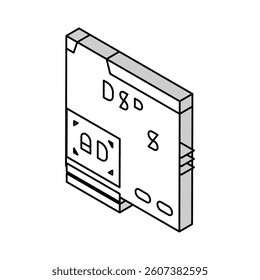 programmatic advertising isometric icon vector. programmatic advertising sign. isolated symbol illustration