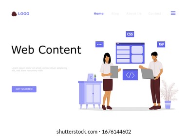 Programmer and Engineering Development Vector Illustration Concept, Suitable for web landing page, ui, mobile app, editorial design, flyer, banner, and other related occasion
