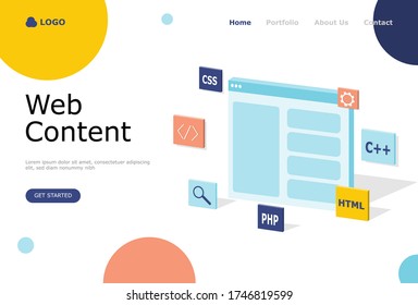 Programmer and Engineering Development Vector Illustration Concept, Suitable for web landing page, ui, mobile app, editorial design, flyer, banner, and other related occasion