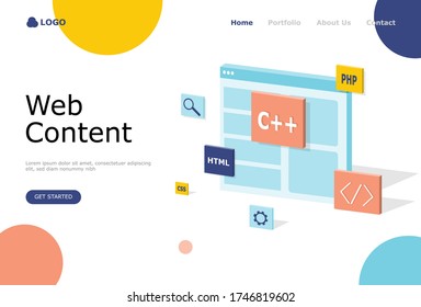 Programmer and Engineering Development Vector Illustration Concept, Suitable for web landing page, ui, mobile app, editorial design, flyer, banner, and other related occasion