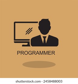 programmer icon , business icon vector