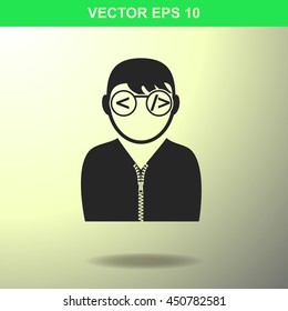 Programmer icon. Illustration for business.