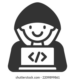 programmer icon vector illustration .