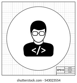 Programmer simple icon