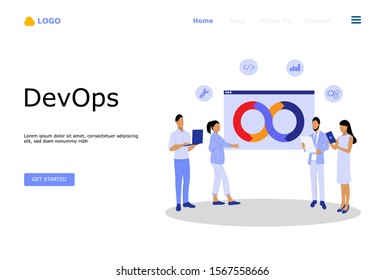 Programmer at Work Vector Illustration Concept , Suitable for web landing page, ui, mobile app, editorial design, flyer, banner, and other related occasion