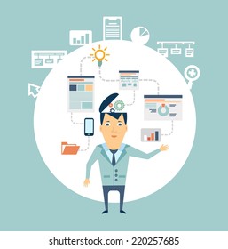 programmer works illustration