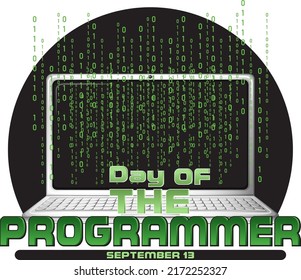 Ilustración de diseño de pancartas del Día de los Programadores