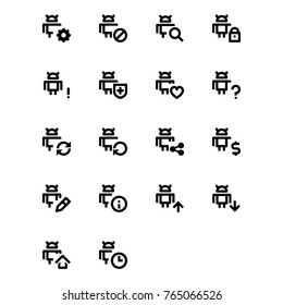 Programming - Black and White Icon Set