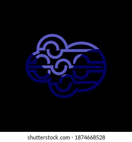 The Programming Brain Vector Logo Design