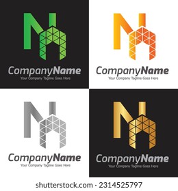 Programming code and technology logo template. Coding school vector design. Computer science logotype