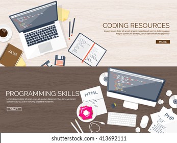  Programming and coding background.Flat design.Program source code.Software coding,testing,debugging.Mobile apps programming.SEO.Search engine. Programming languages for code learning.Coding tutorials