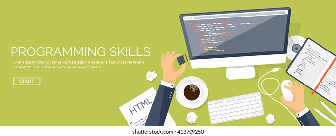  Programming and coding background.Flat design.Program source code.Software coding,testing,debugging.Mobile apps programming.SEO.Search engine. Programming languages for code learning.Coding tutorials