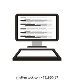 programming and coding concept code on the screen computer